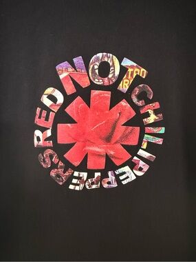 Red NOT Chili Peppers Parody Band black Tee men S graphic streetwear funny RARE